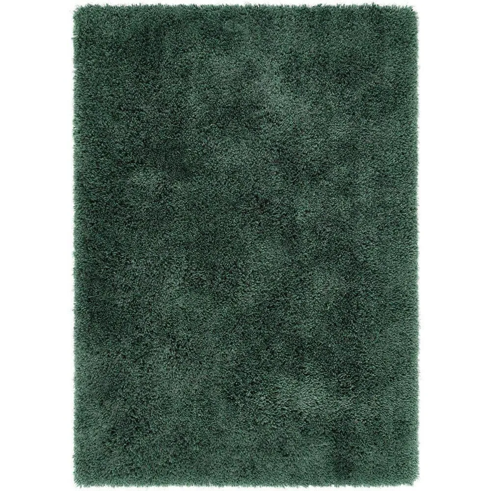 Chicago Shag Rug - Forest Green, Polyester