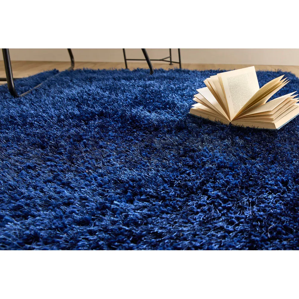 Chicago Shag Rug - Indigo, Polyester