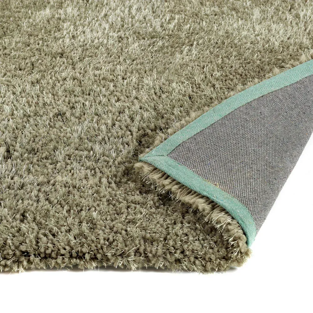 Chicago Shag Rug - Sage Green, Polyester