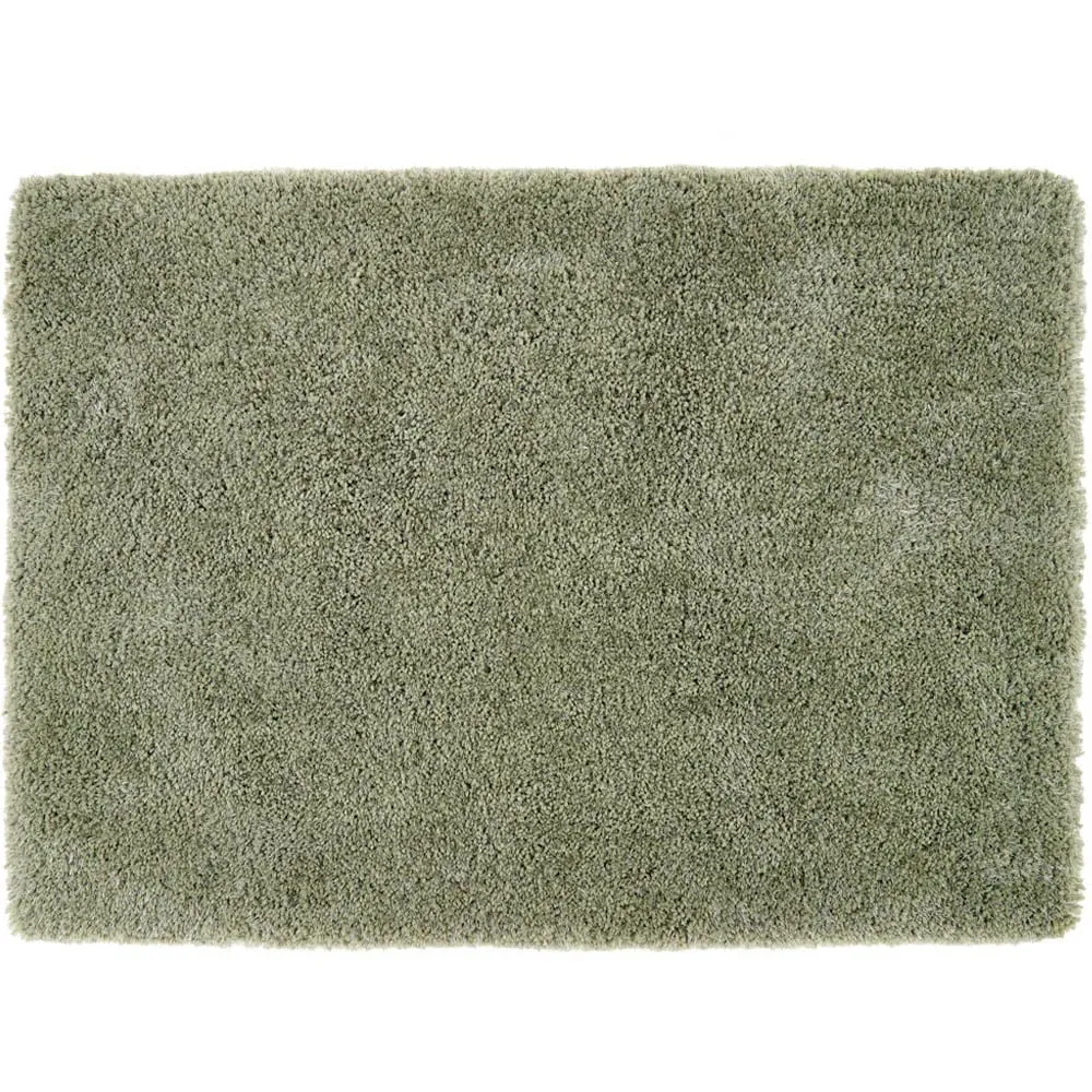 Chicago Shag Rug - Sage Green, Polyester