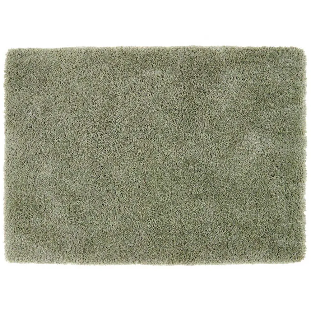 Chicago Shag Rug - Sage Green, Polyester