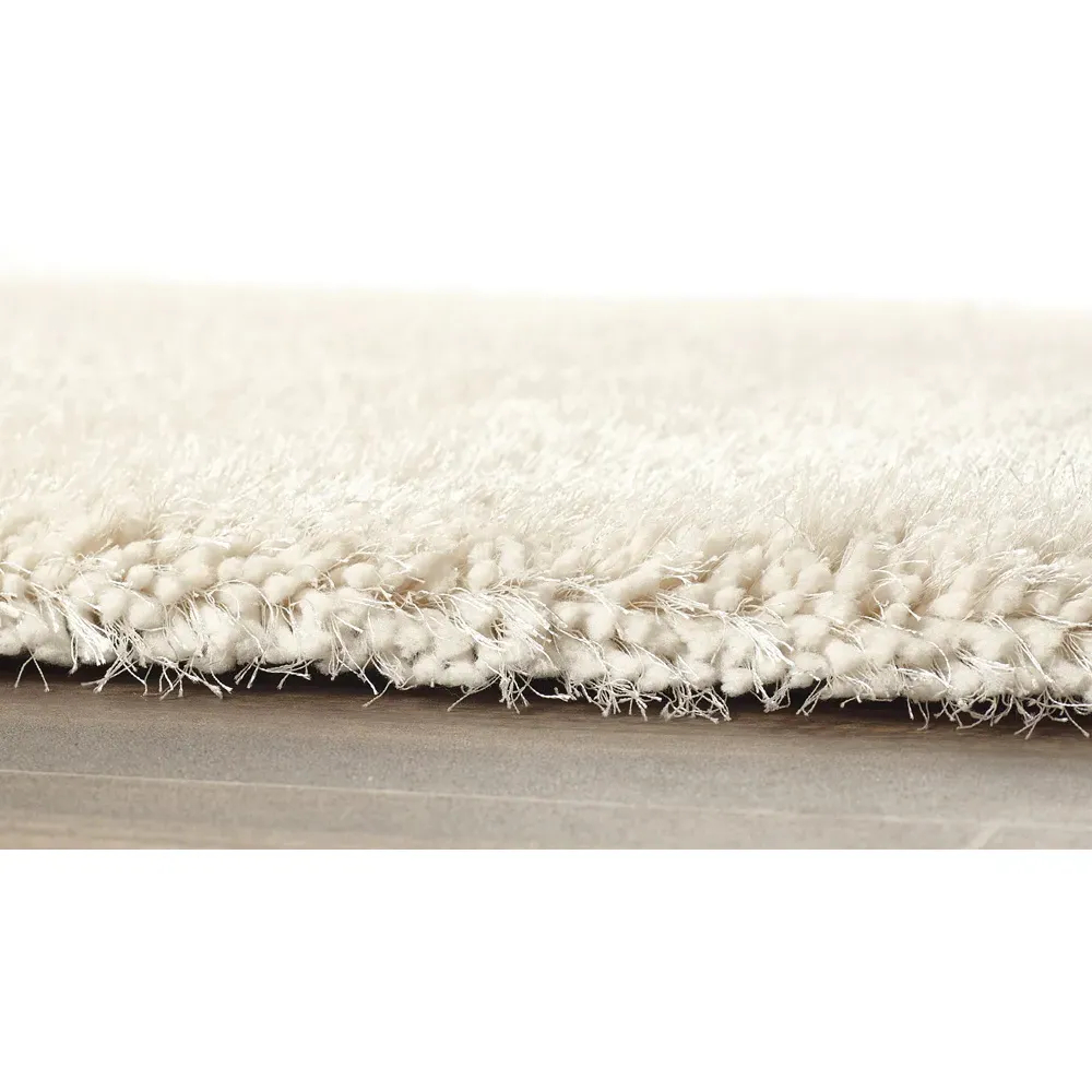 Chicago Shaggy Rug - Cream, Polyester