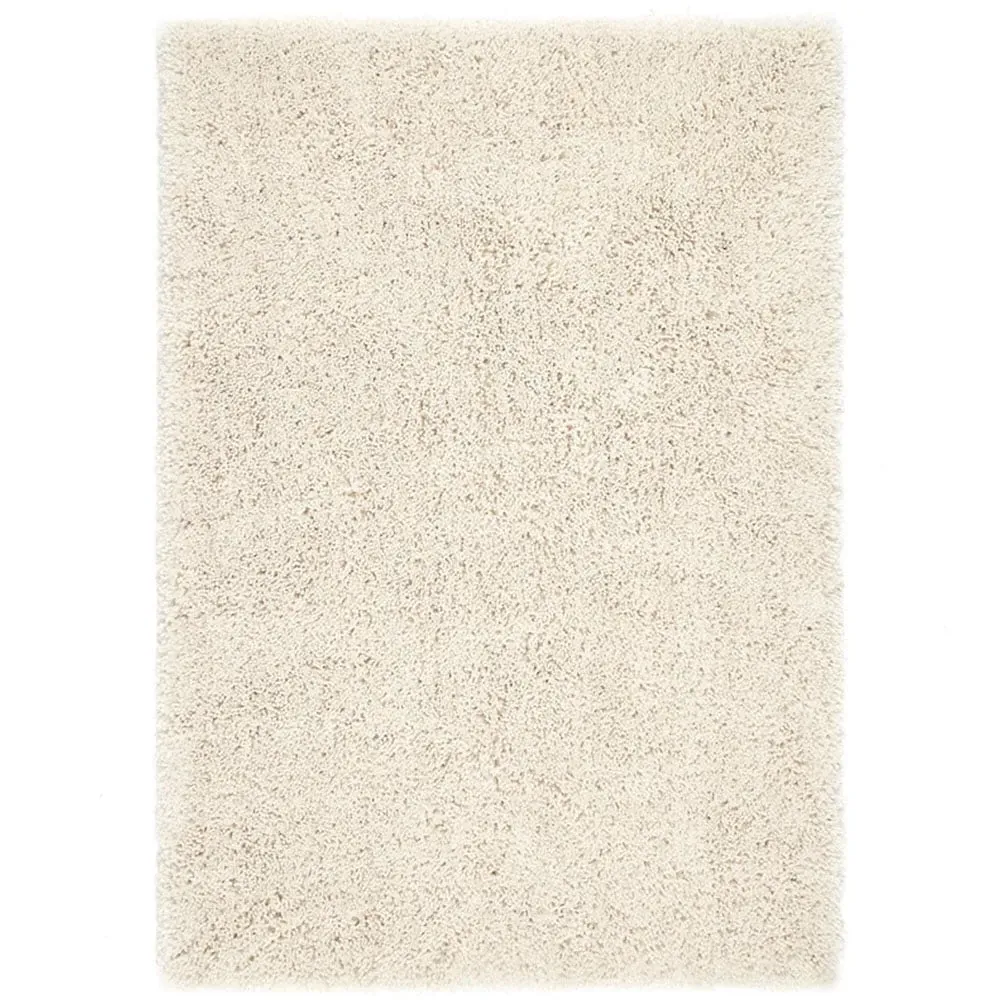 Chicago Shaggy Rug - Cream, Polyester image