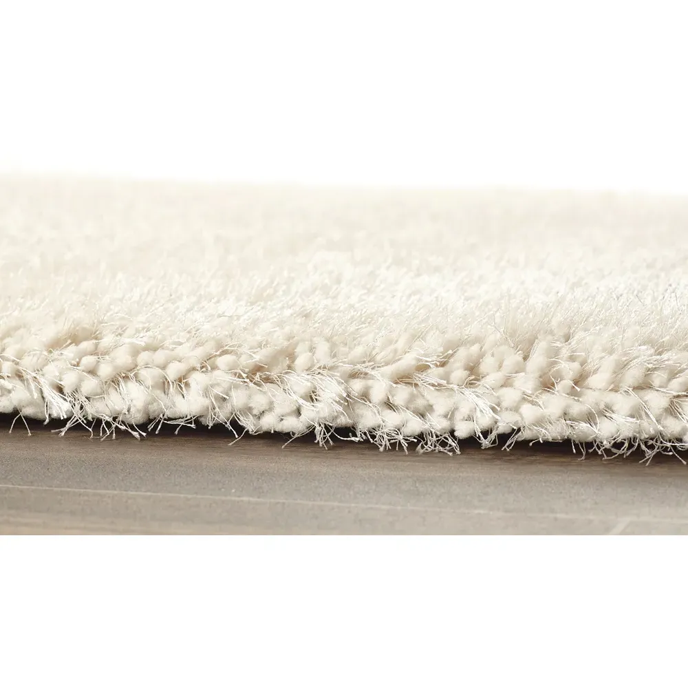 Chicago Shaggy Rug - Cream, Polyester