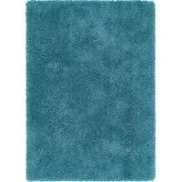 Chicago Shaggy Rug - Dark Teal, Polyester