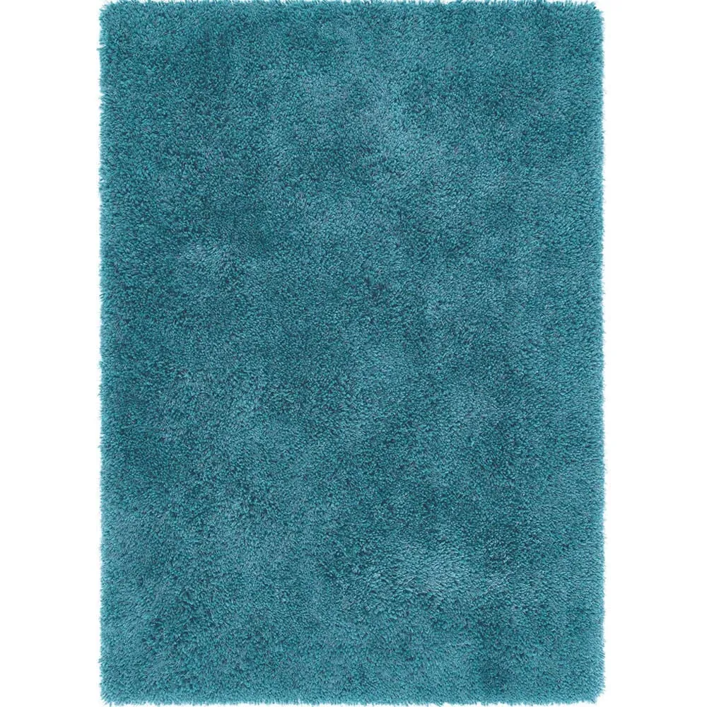 Chicago Shaggy Rug - Dark Teal, Polyester