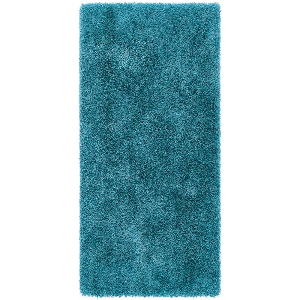 Chicago Shaggy Rug - Dark Teal, Polyester
