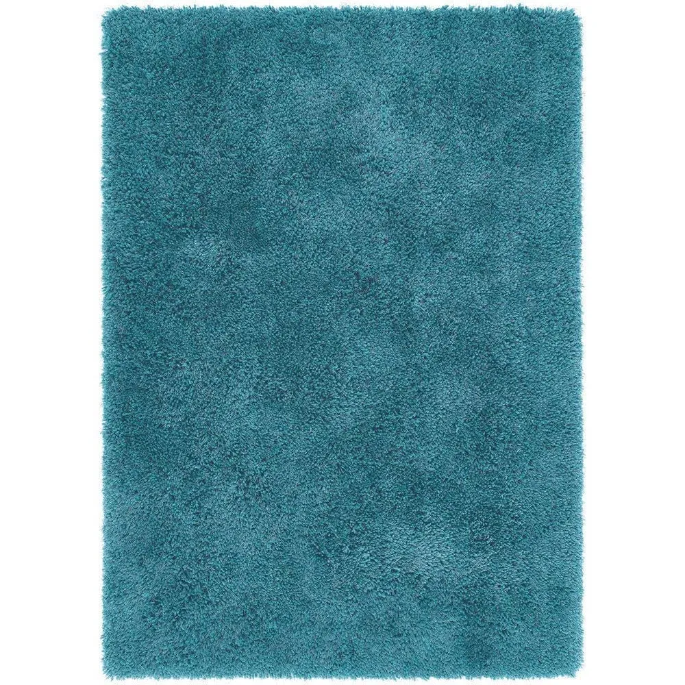 Chicago Shaggy Rug - Dark Teal, Polyester image