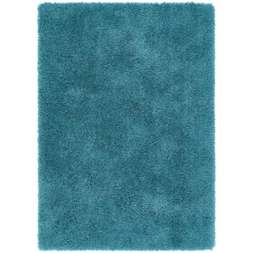 Chicago Shaggy Rug - Dark Teal, Polyester