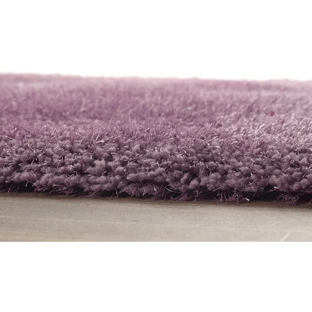 Chicago Shaggy Rug - Lavender, Polyester