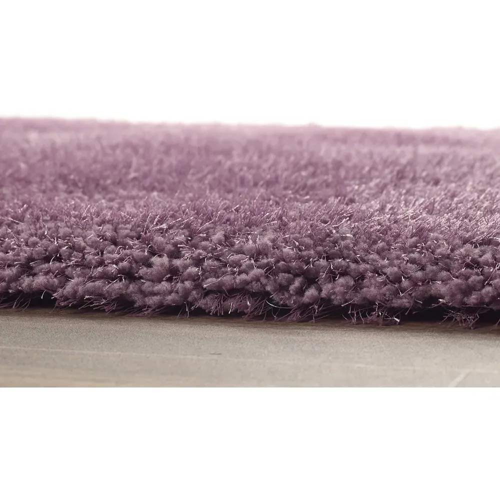 Chicago Shaggy Rug - Lavender, Polyester