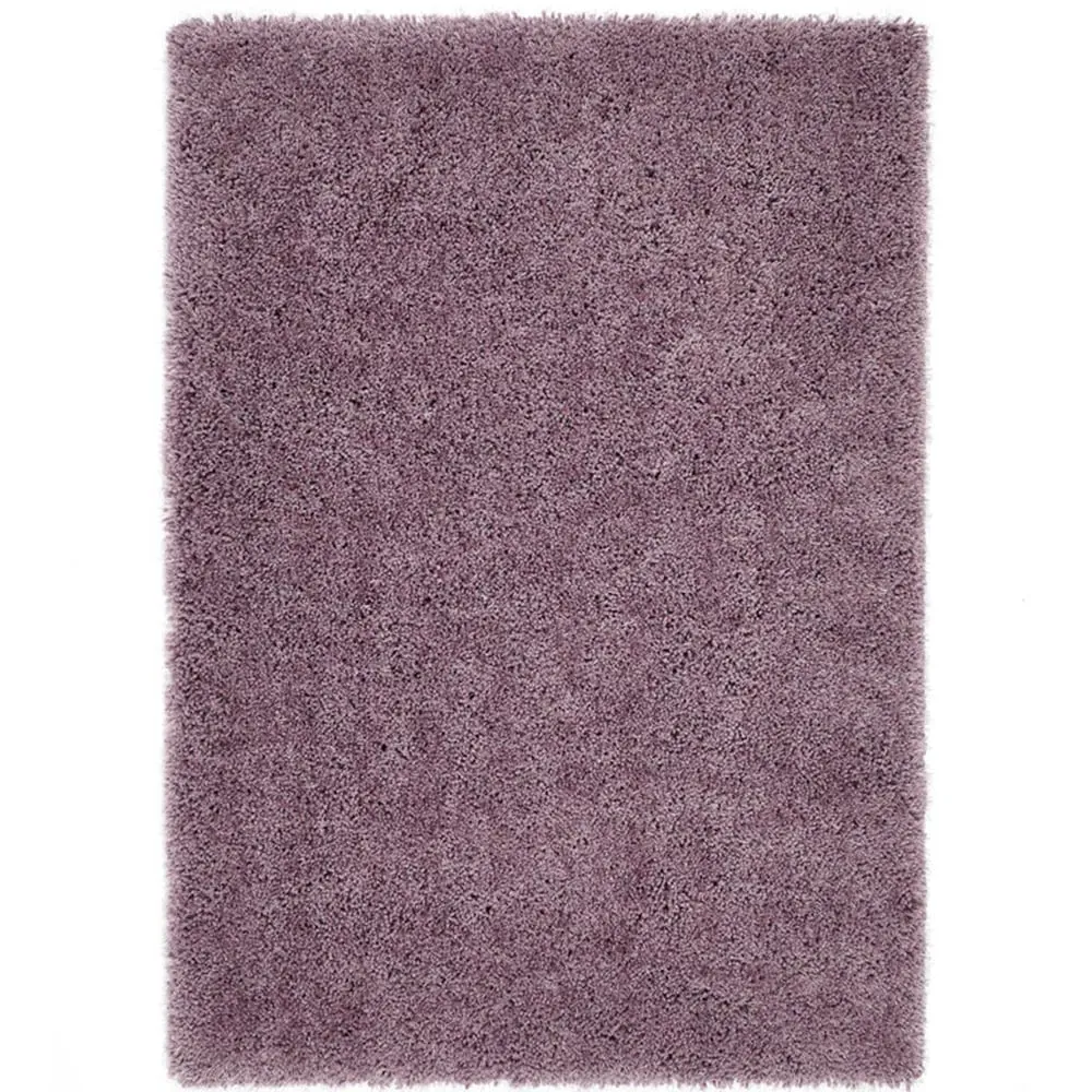 Chicago Shaggy Rug - Lavender, Polyester