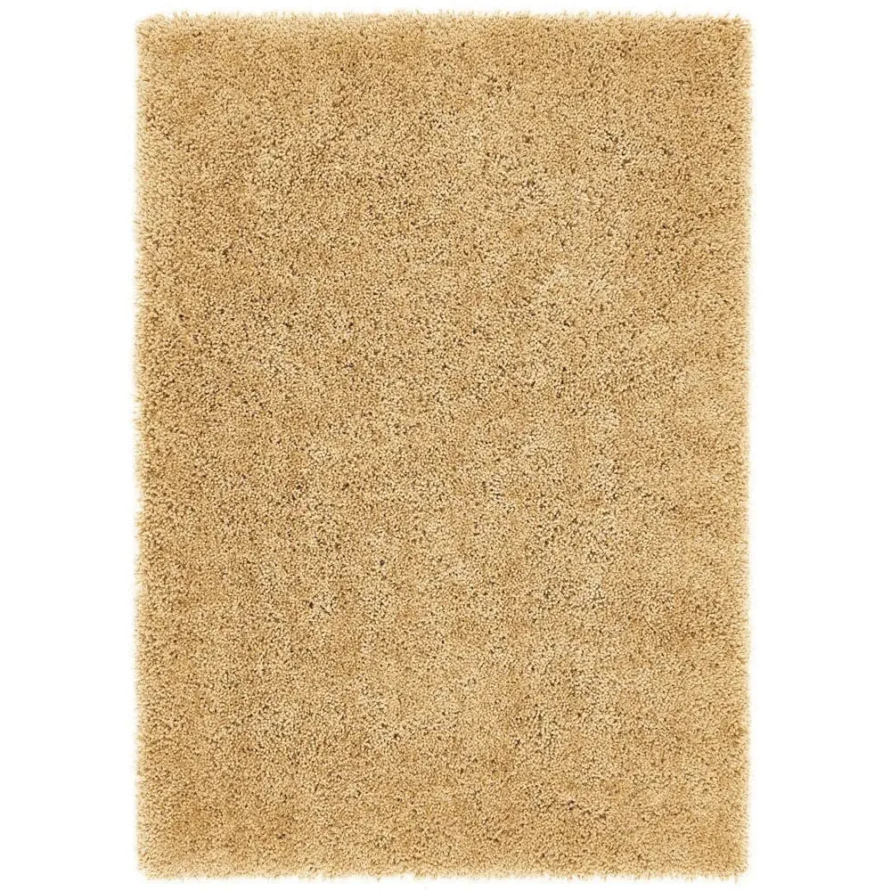 Chicago Shaggy Rug - Ochre, Polyester