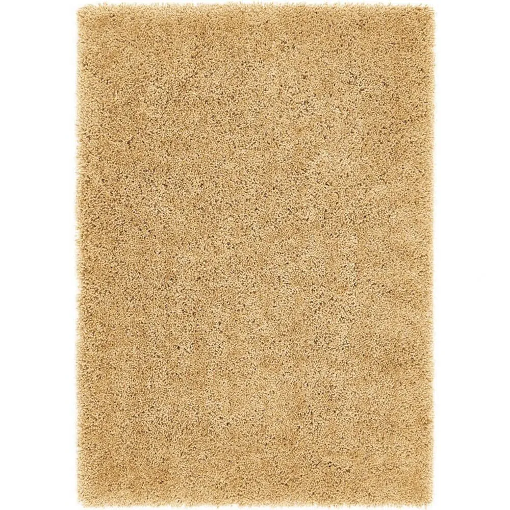 Chicago Shaggy Rug - Ochre, Polyester