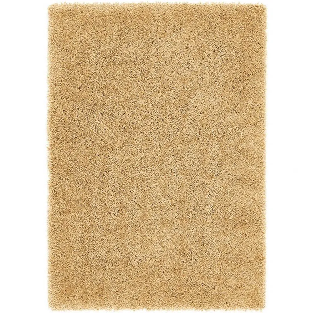 Chicago Shaggy Rug - Ochre, Polyester