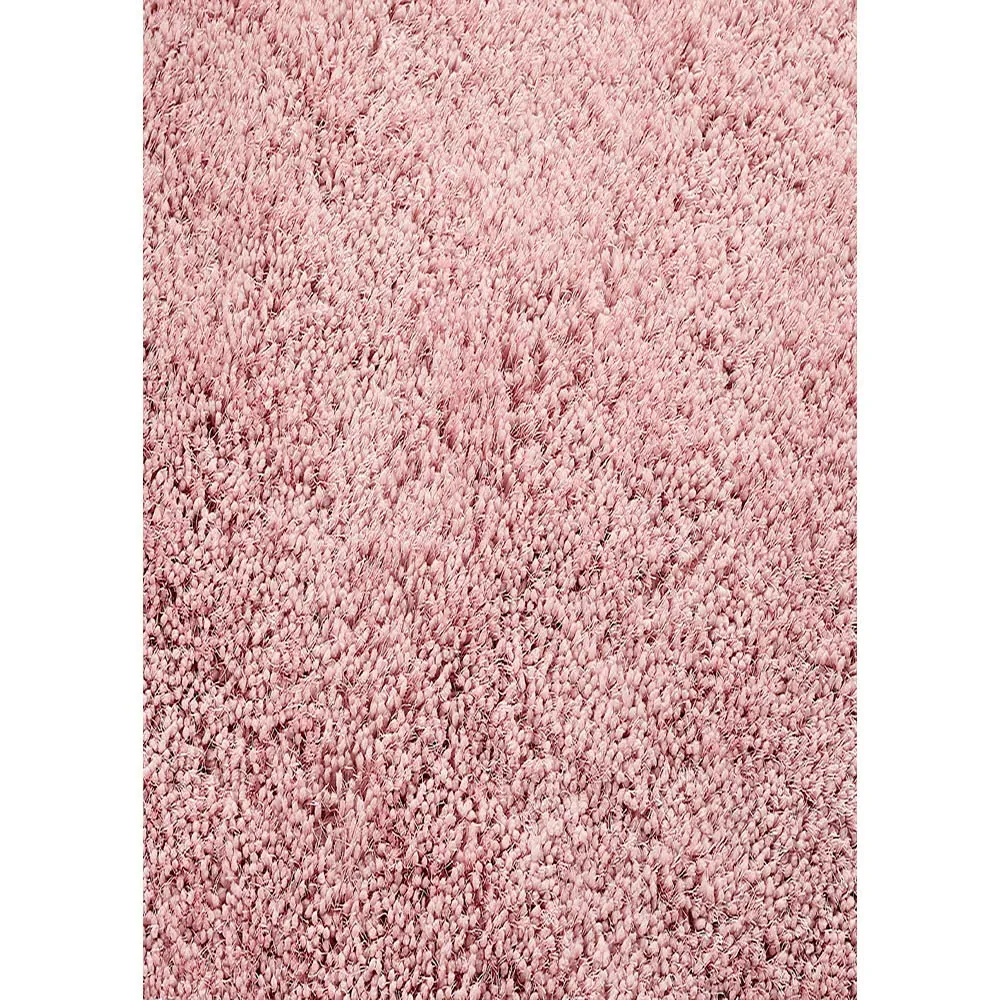 Chicago Shaggy Rug - Pink, Polyester