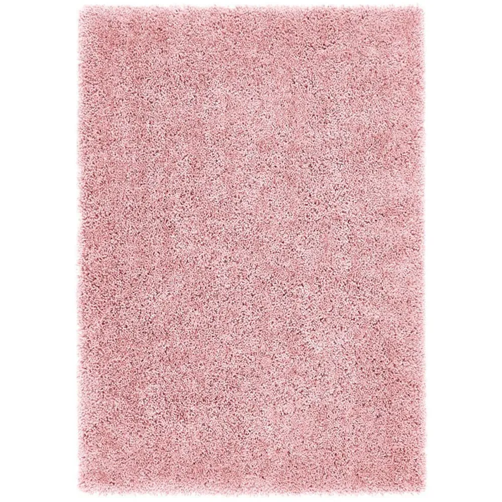 Chicago Shaggy Rug - Pink, Polyester