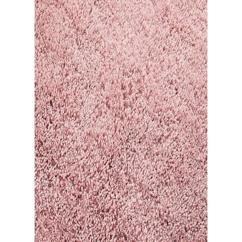 Chicago Shaggy Rug - Pink, Polyester