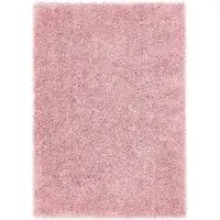Chicago Shaggy Rug - Pink, Polyester