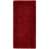 Chicago Shaggy Rug - Red, Polyester