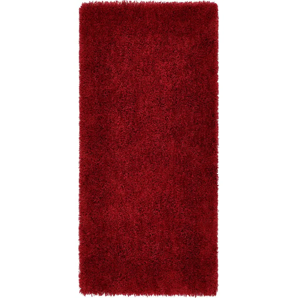 Chicago Shaggy Rug - Red, Polyester