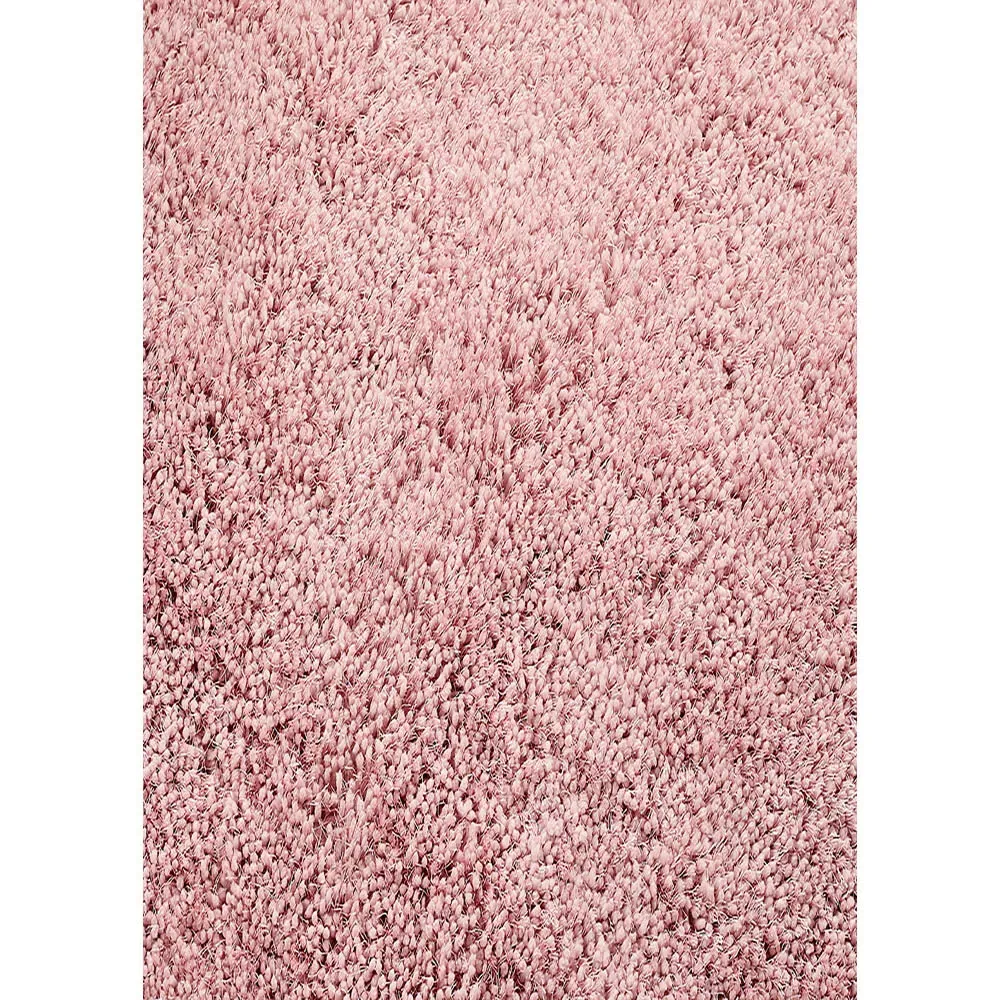 Chicago Shaggy Runner Rug - Pink, Polyester