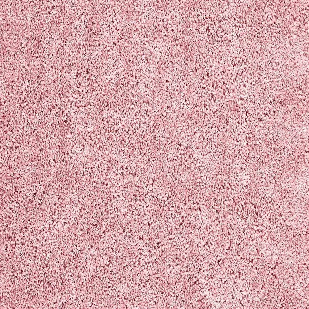 Chicago Shaggy Runner Rug - Pink, Polyester