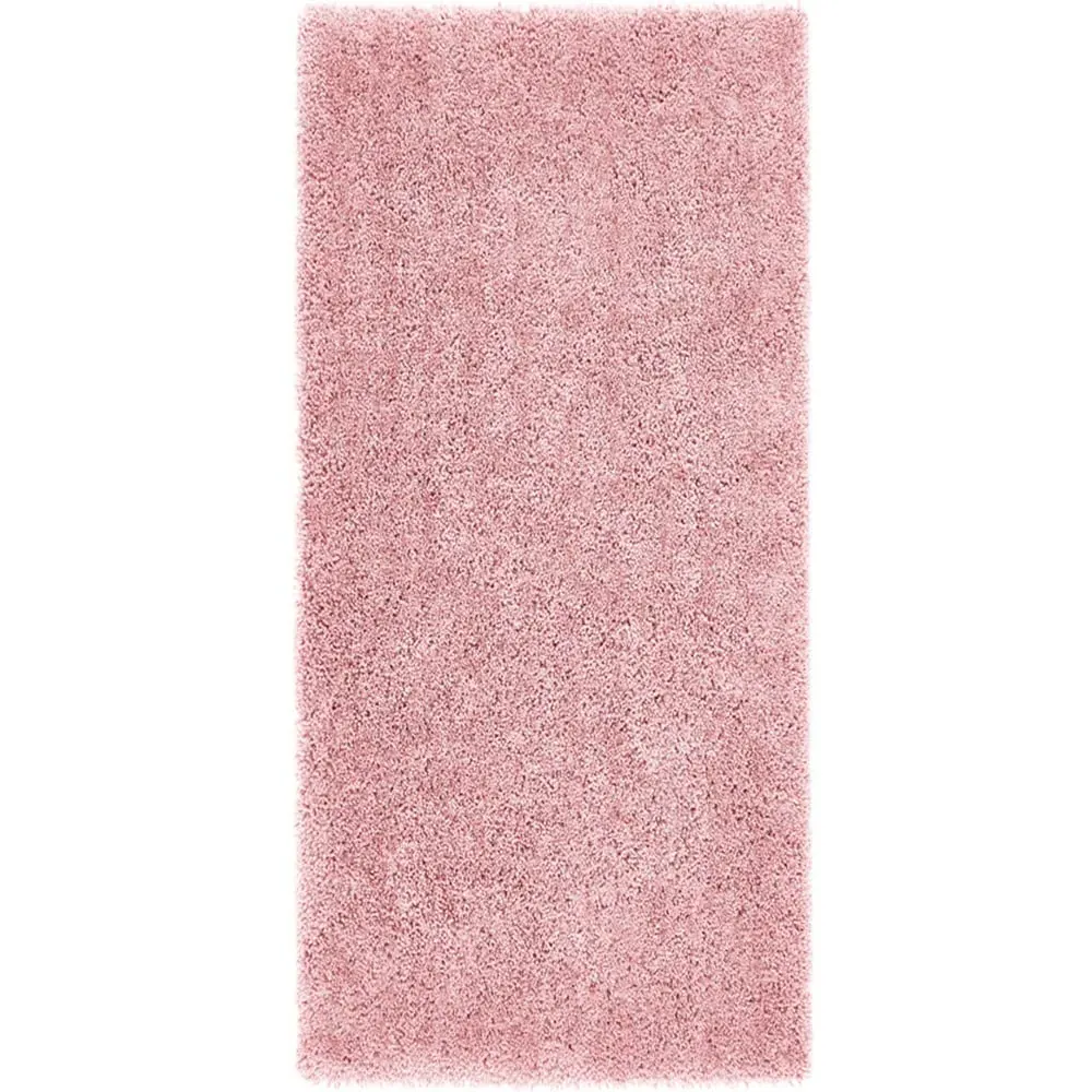 Chicago Shaggy Runner Rug - Pink, Polyester image