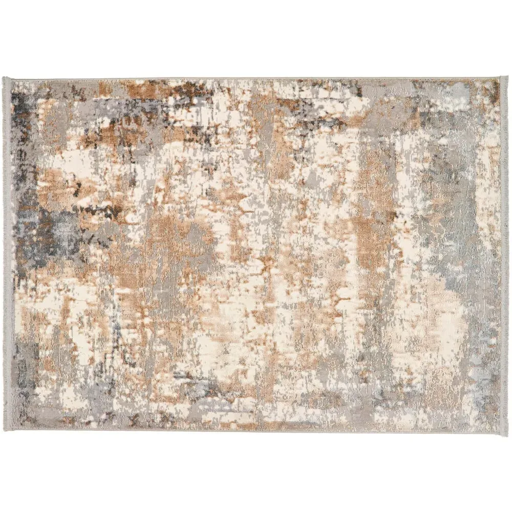 Cosimo Distressed Rug - Grey, Polypropylene