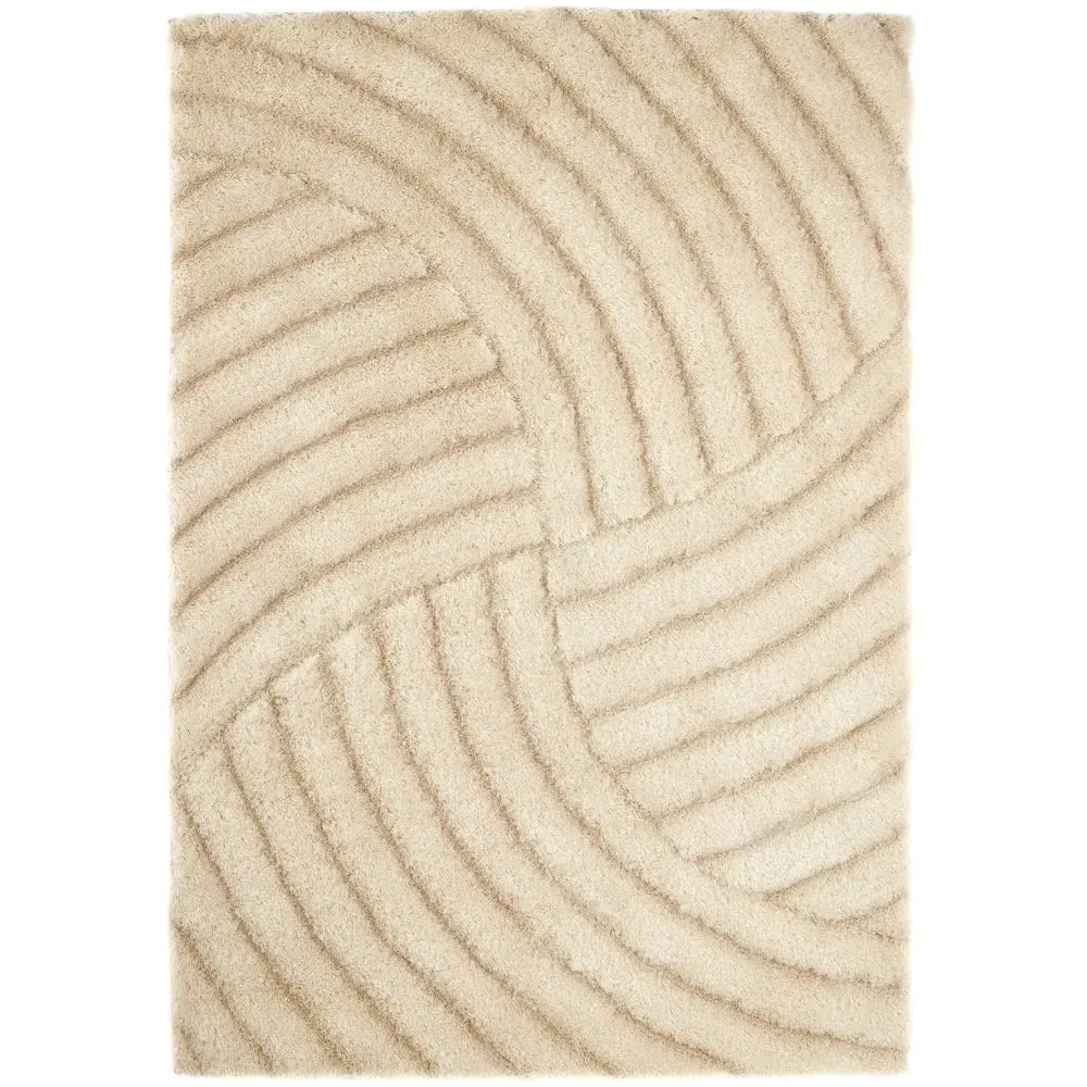 Dallas Shag Rug - Champagne, Polyester