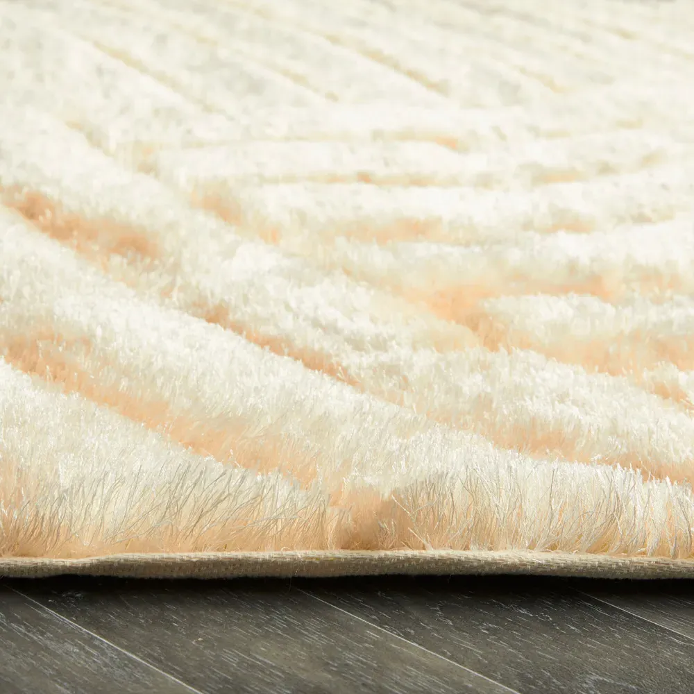 Dallas Shag Rug - Champagne, Polyester