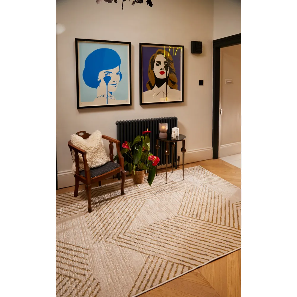 Delta 120x170cm Rug - Ivory