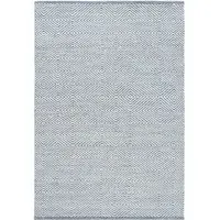Estelle Diamond Pattern Rug - Sky Grey, Wool