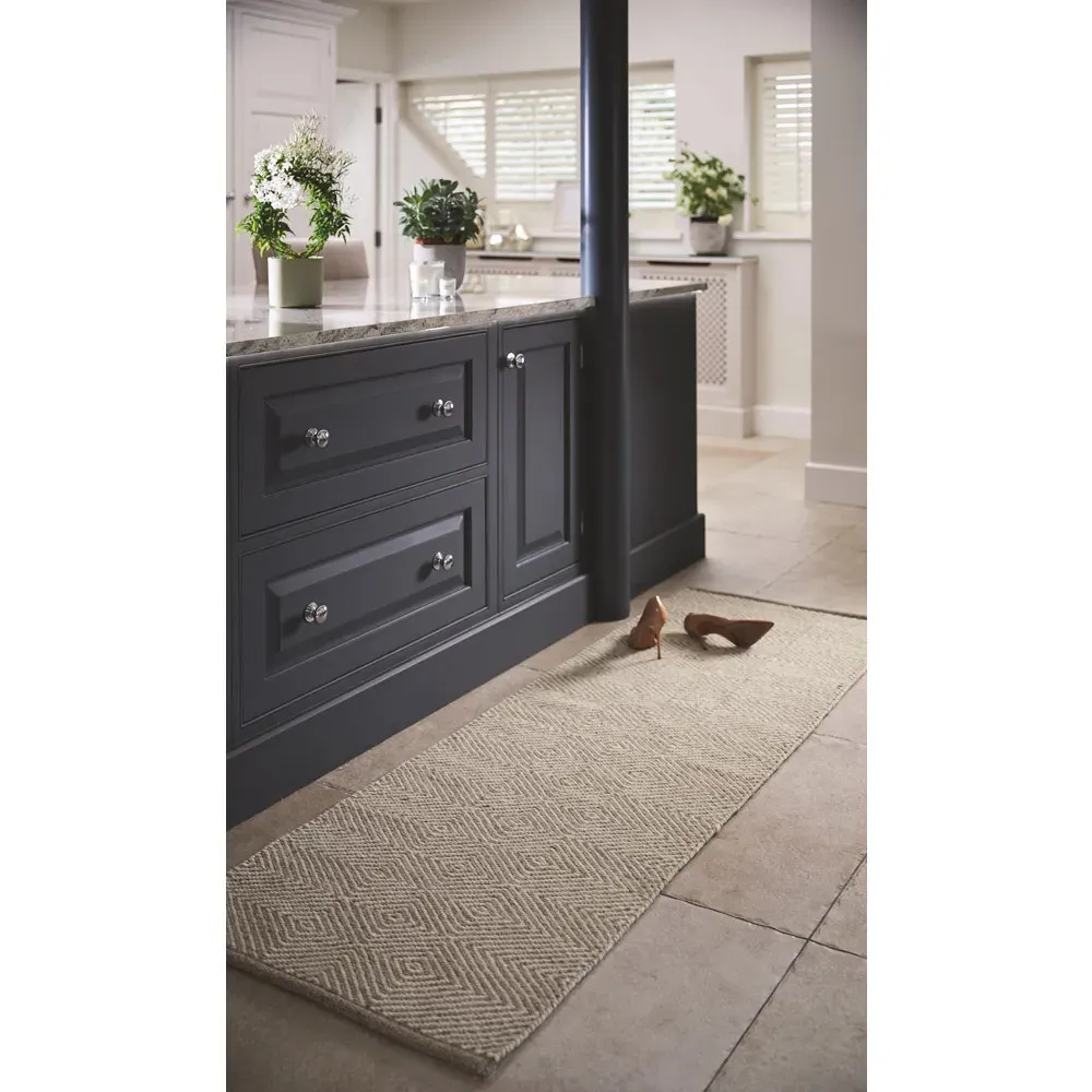 Estelle Flatweave Rug - Cream, Wool