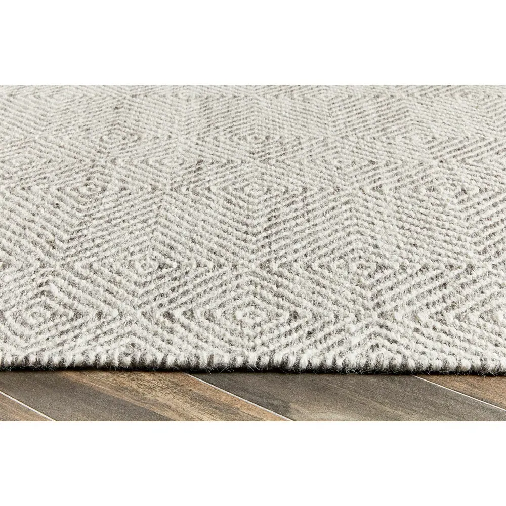 Estelle Flatweave Rug - Cream, Wool