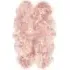 Genuine Sheepskin Quad Rug - Adobe Rose, New Zealand Wool