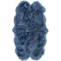 Genuine Sheepskin Quad Rug - Adobe Rose, New Zealand Wool