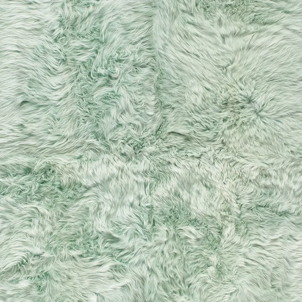 Genuine Sheepskin Quad Rug - Mint, New Zealand Wool