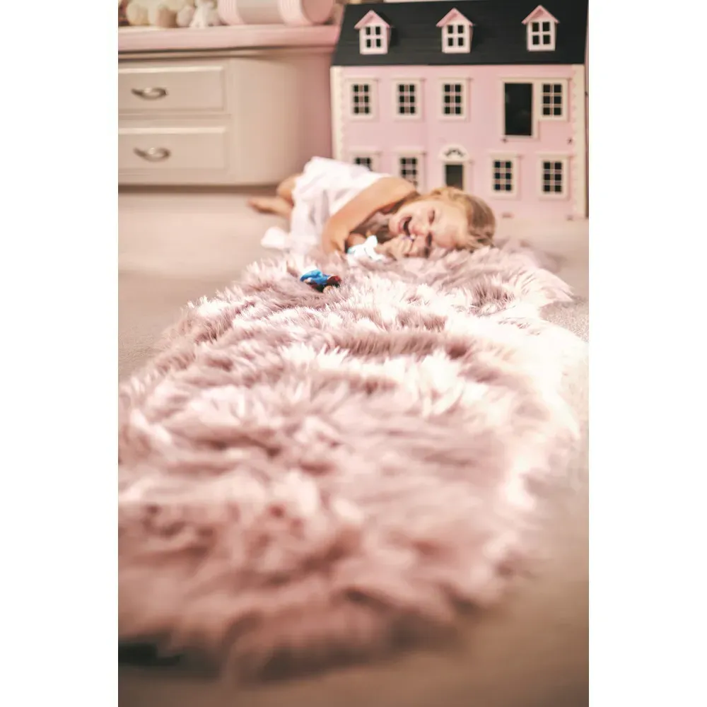 Genuine Sheepskin Rug - Adobe Rose, New Zealand Wool