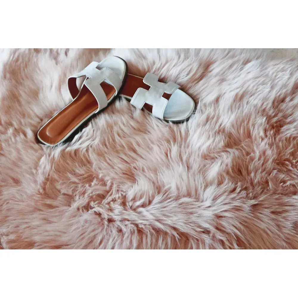 Genuine Sheepskin Rug - Adobe Rose, New Zealand Wool