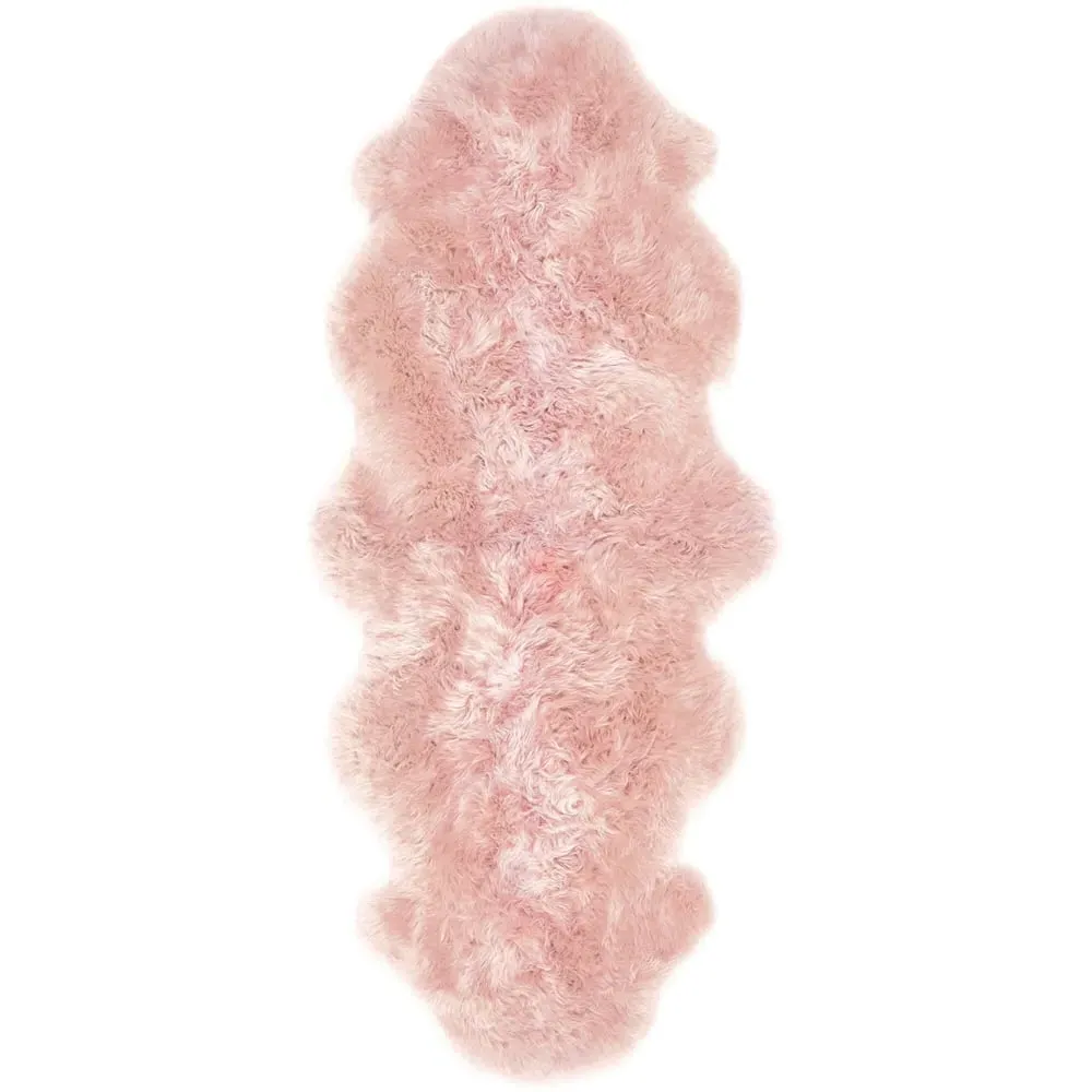 Genuine Sheepskin Rug - Adobe Rose, New Zealand Wool