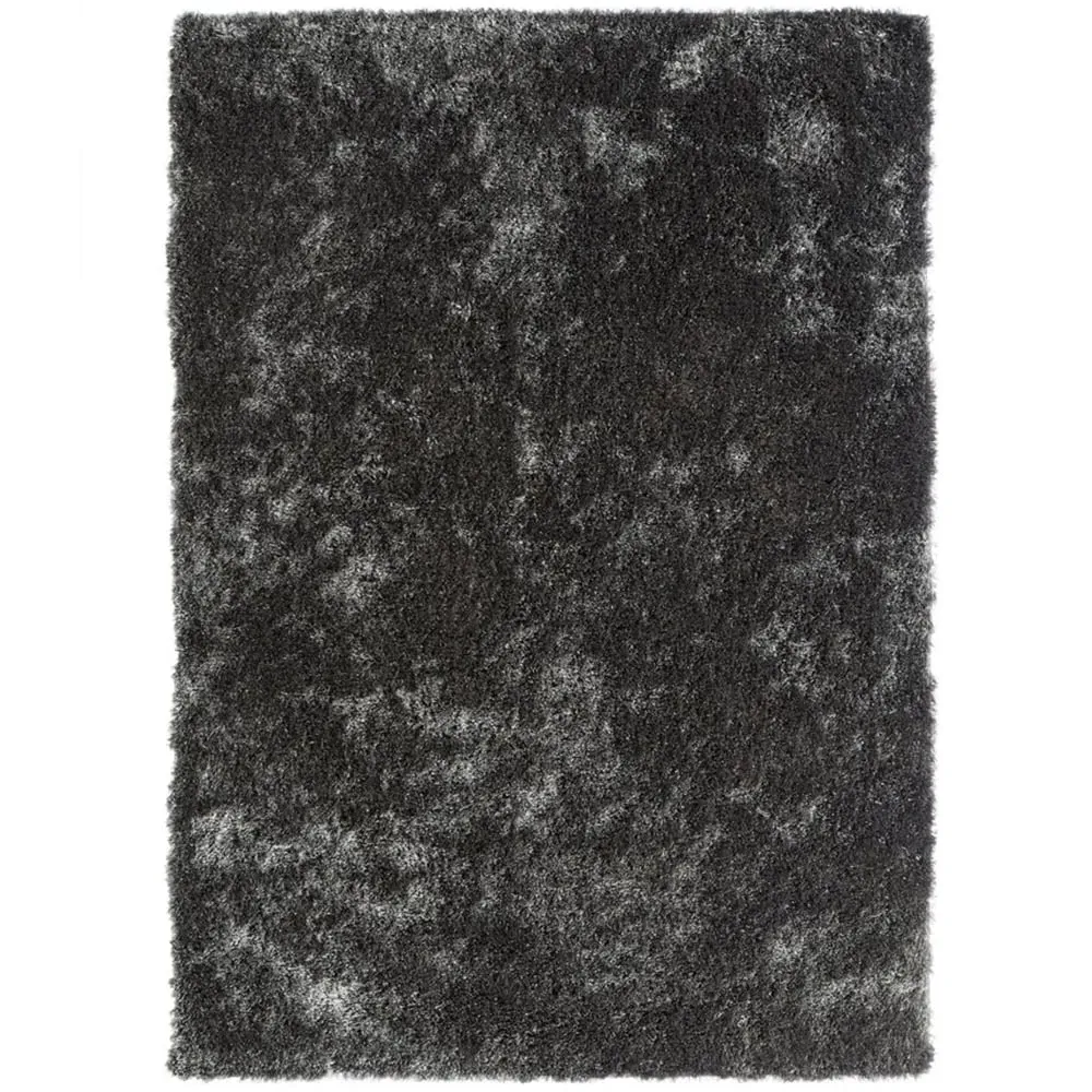 Glamour and Shimmer Rug - Charcoal, Polyester