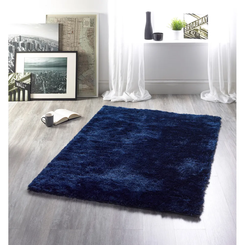Glamour and Shimmer Rug - Indigo, Polyester