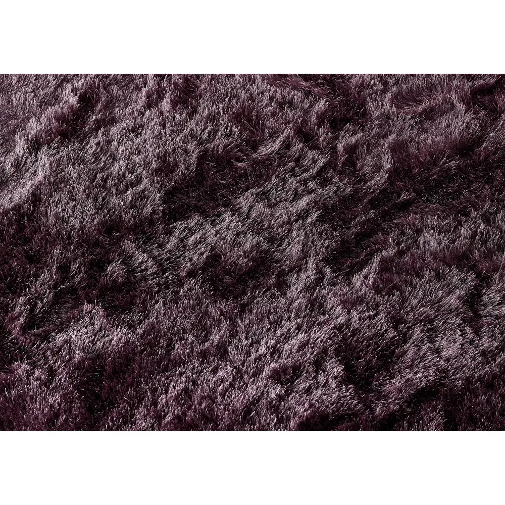Glamour and Shimmer Rug - Mauve, Polyester