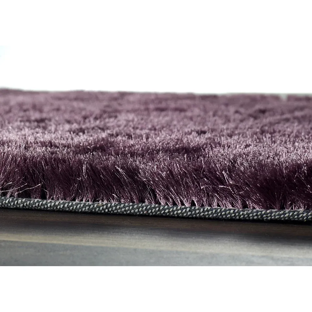 Glamour and Shimmer Rug - Mauve, Polyester