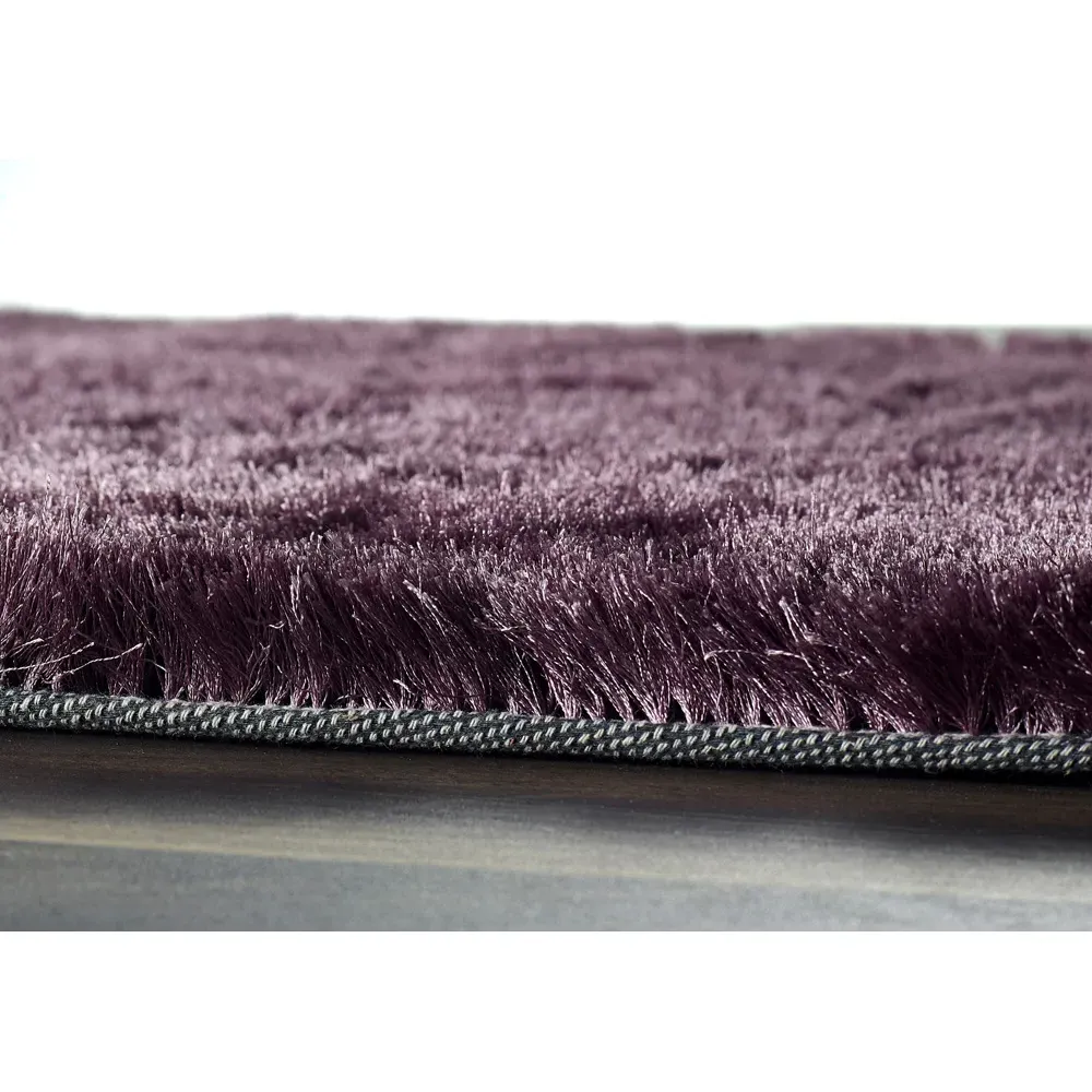 Glamour and Shimmer Rug - Mauve, Polyester