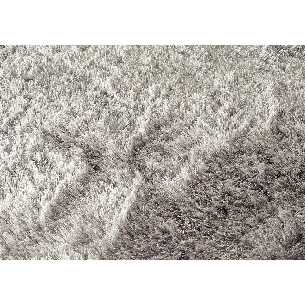 Glamour and Shimmer Rug - Silver, Polyester