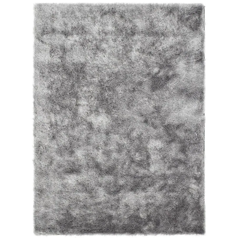 Glamour and Shimmer Rug - Silver, Polyester