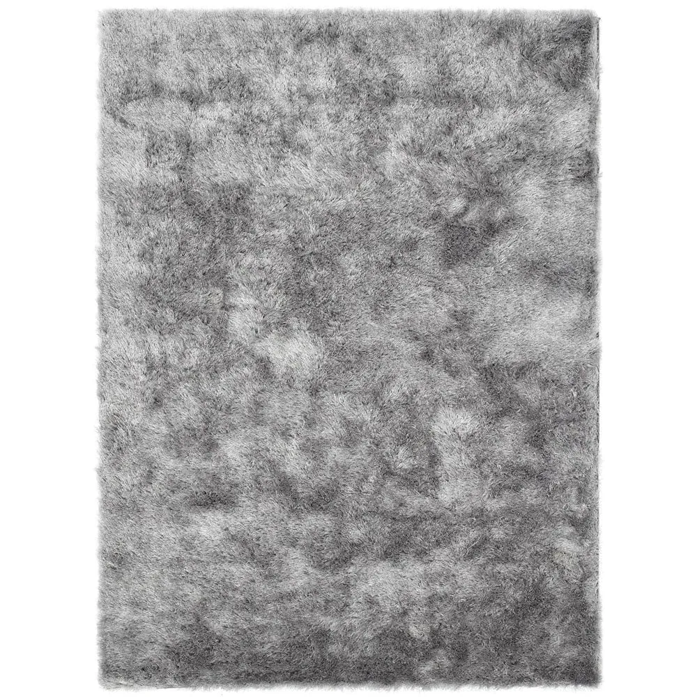 Glamour and Shimmer Rug - Silver, Polyester