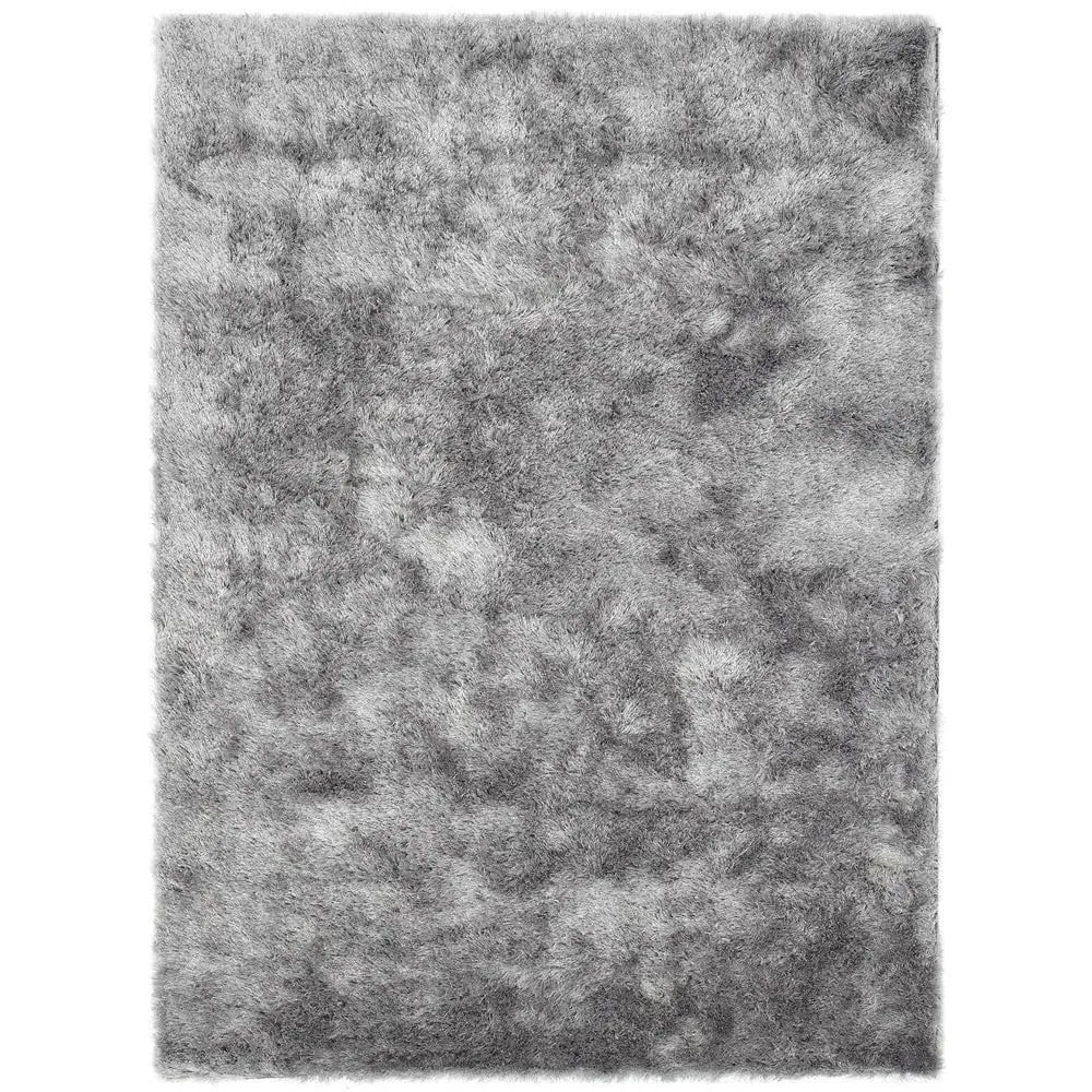 Glamour and Shimmer Rug - Silver, Polyester